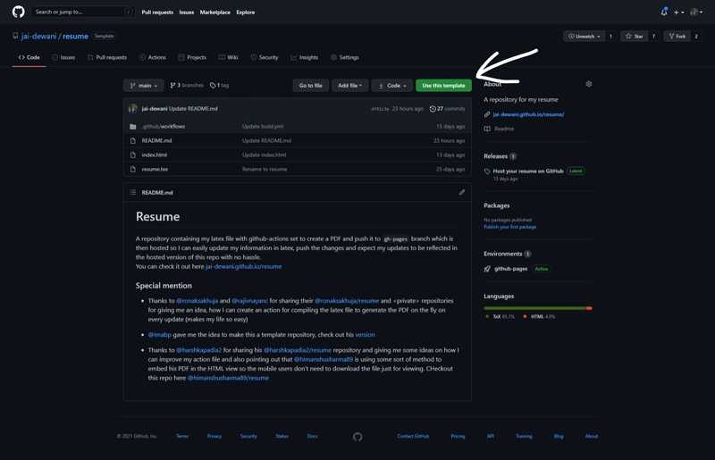 GitHub @jai_dewani/resume